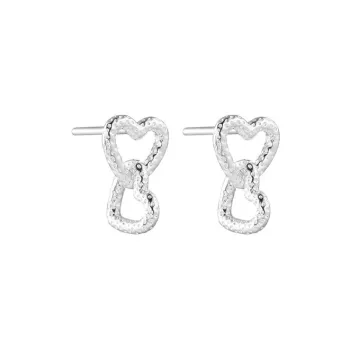 CENTURY&KINDLE S925 Silver Stud Earrings Women's