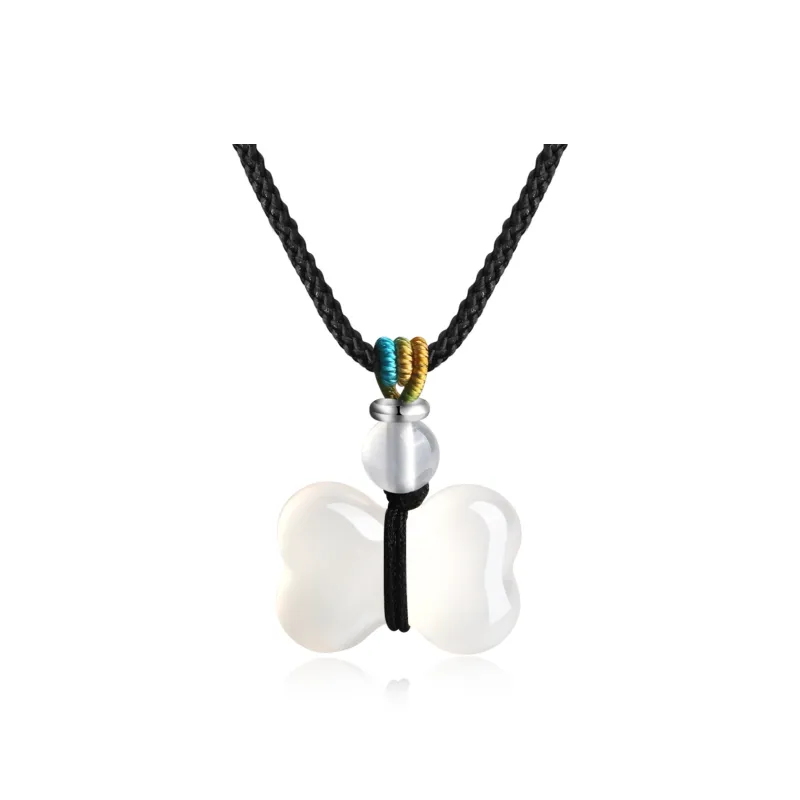 Lao Feng Xiang Chalcedony Necklaces Unisex-4