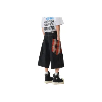 TELENT Denim Shorts Unisex Black