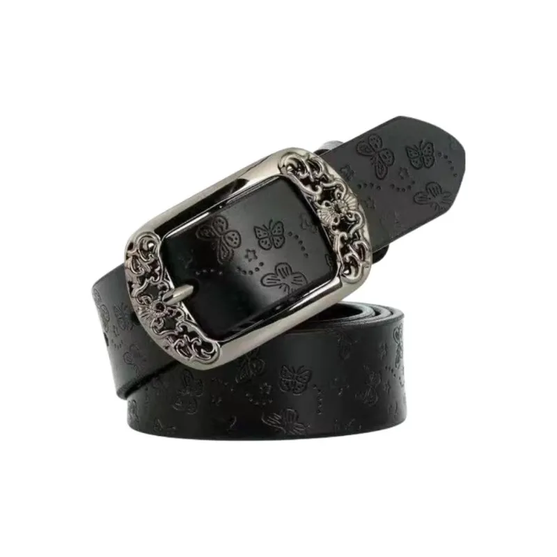 JEANSWEST PU Leather Belts Women's 2.8cm-0