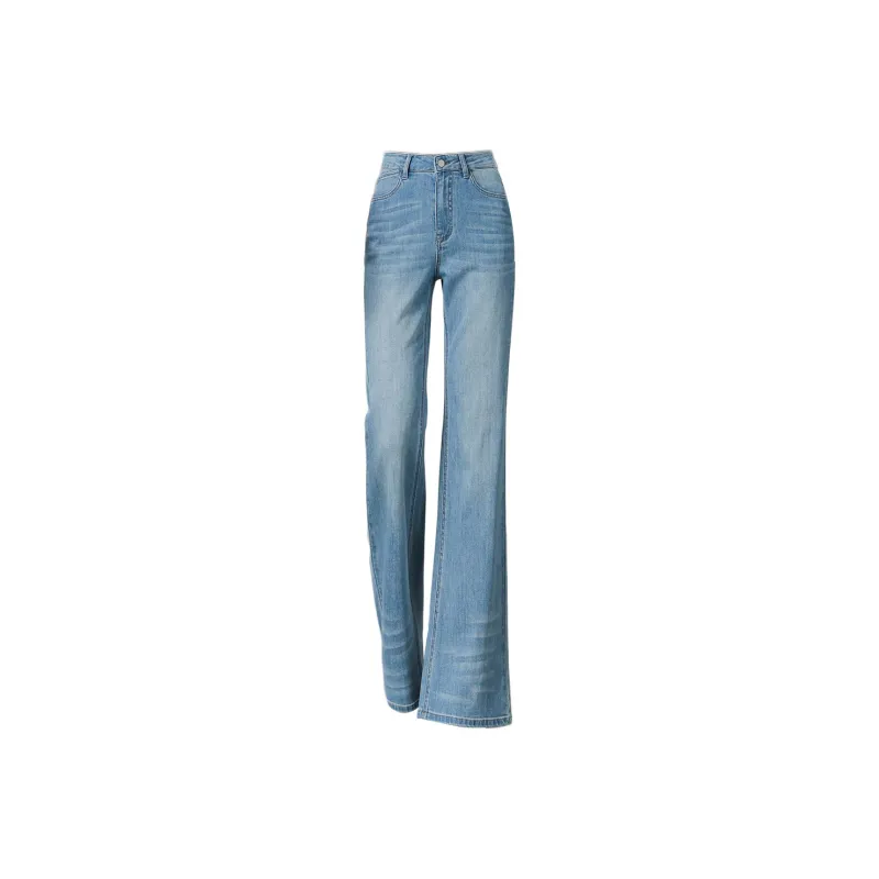 Weixi Jeans Women's Water Wave Blue-0