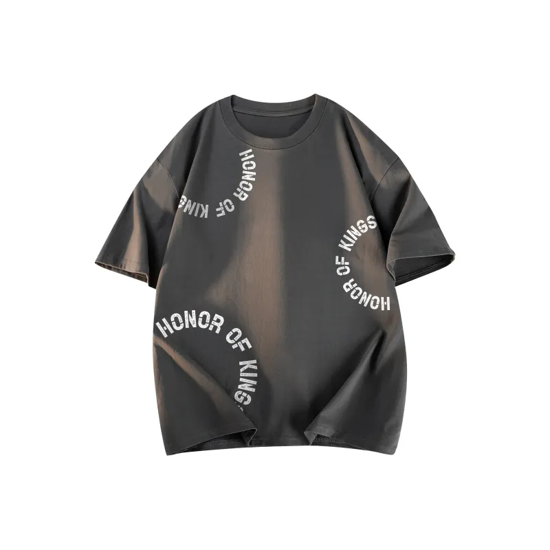 HONOR OF KINGS Short Sleeved T Shirts Slogan Section Unisex-4