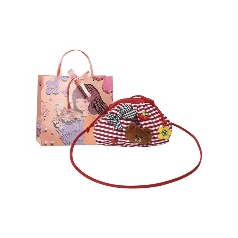 PARK DANCE Fabric Crossbody Bag Women's Multicolor-6