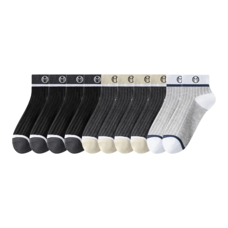 Lan Miao Mid Calf Socks Men's 10 Pack-1