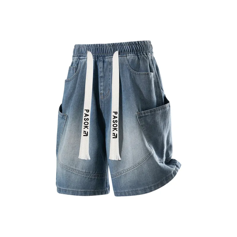 PASOK Denim Shorts Unisex-2