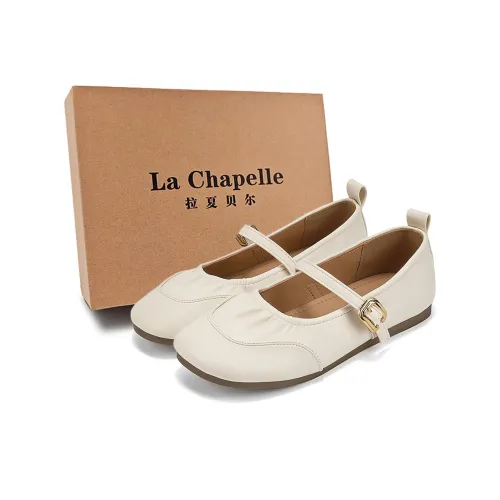 La Chapelle Casual Single Shoes Women's Beige