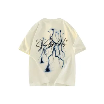 A02 T-Shirts Unisex Light Beige Apricot