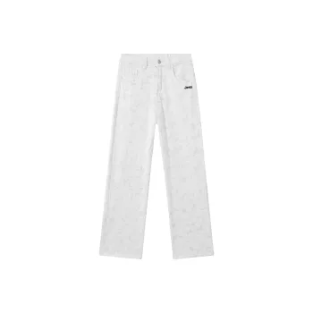 Jeep Pasture Horse Lifestyle Casual Pants Unisex Raw White