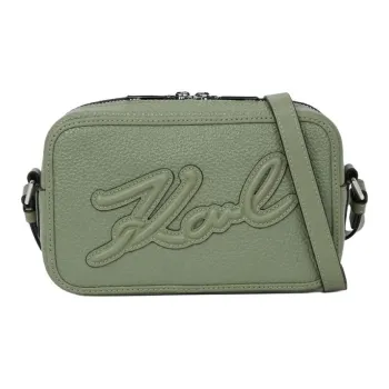 KARL LAGERFELD Polyurethane Crossbody Bag, Shoulder Bag Women's Green