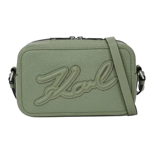 KARL LAGERFELD Polyurethane Crossbody Bag, Shoulder Bag Women's Green