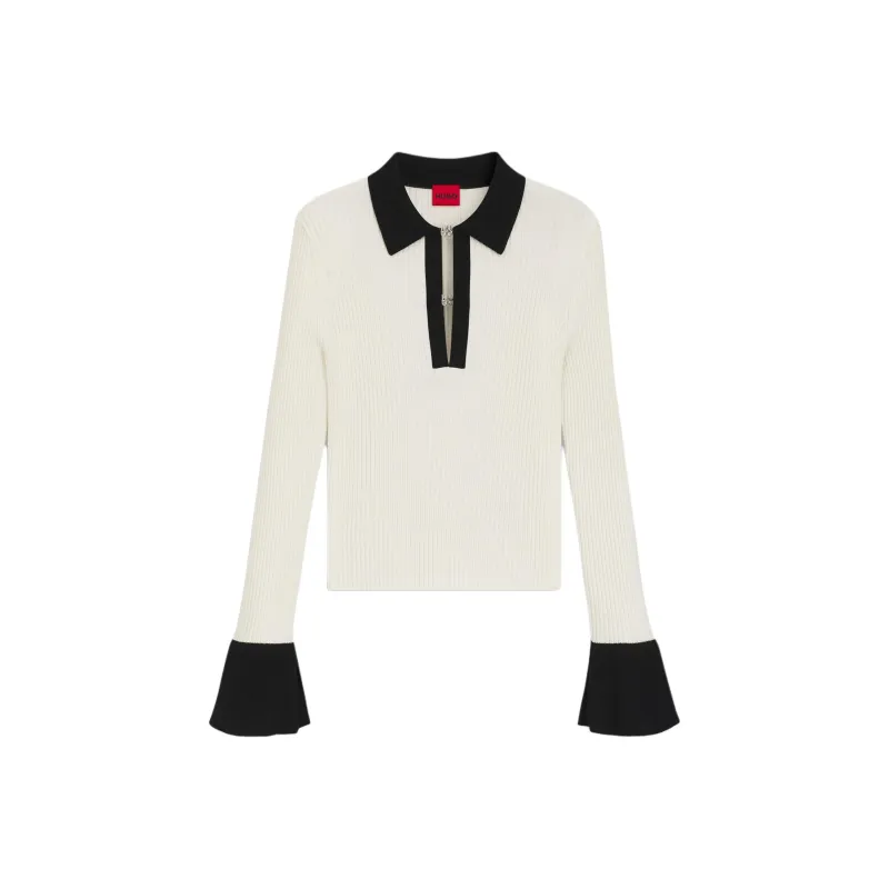 HUGO BOSS Knitwear Women's Black White-0
