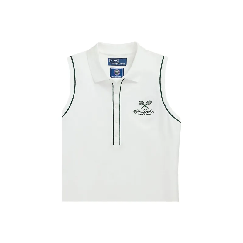 Polo Ralph Lauren X Wimbledon Logo embroidered Polo Top-4