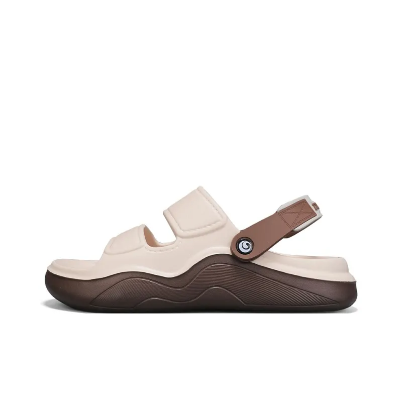 FCMM Beach Sandals Men Dark Gray / Coffee / Khaki-6