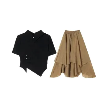 COVER TIME Two Piece Skirt Sets Women's