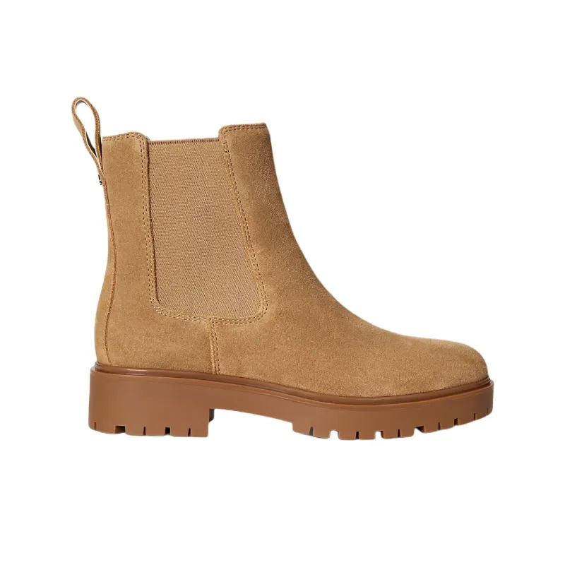 LAUREN RALPH LAUREN Allyson Chelsea Boots 3cm Women's Camel-1