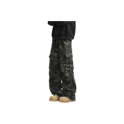TBSM Cargo Pants Unisex Army Green Camouflage