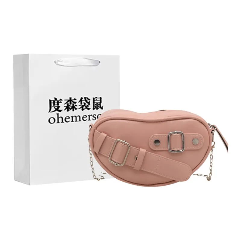 Dusen Kangaroo PU Shoulder Bag Regular Women's Multicolor-15