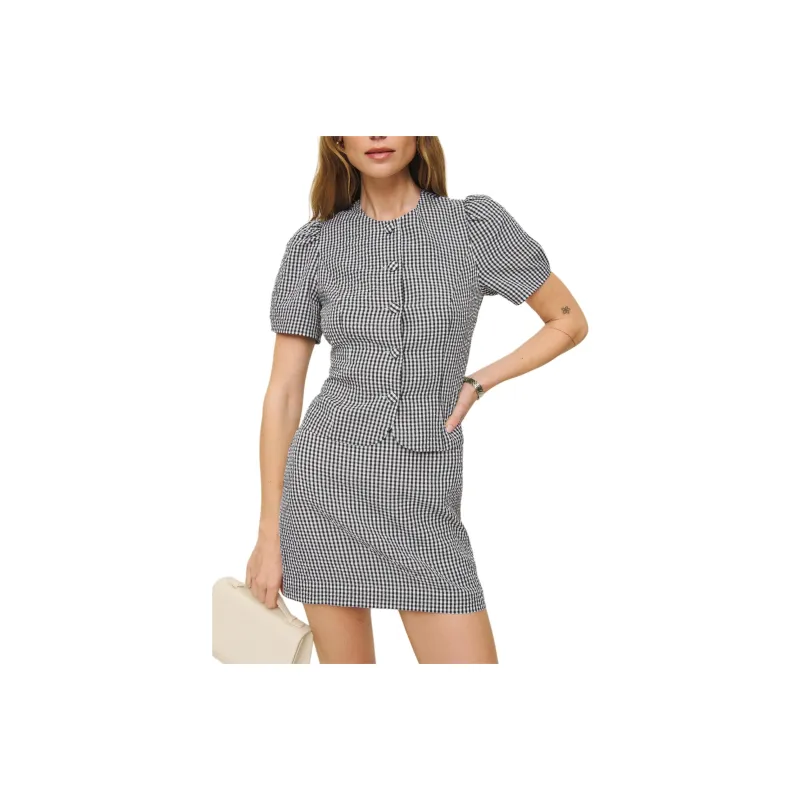 REFORMATION Mika Two Piece Skirt Set Women's-0
