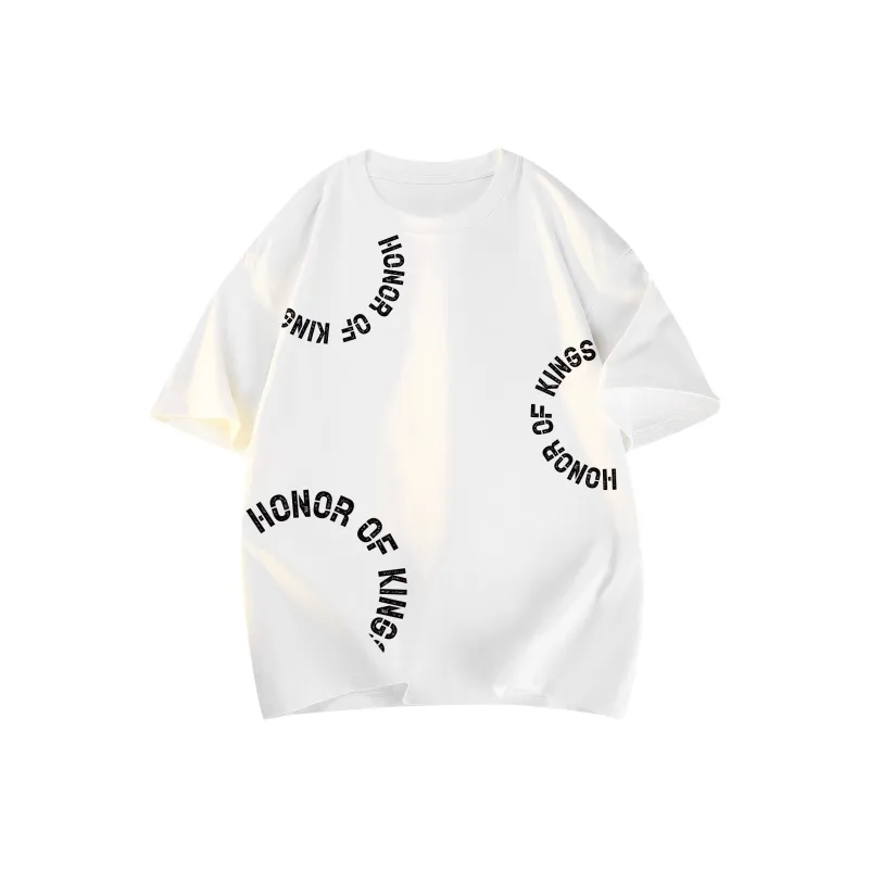 HONOR OF KINGS Short Sleeved T Shirts Slogan Section Unisex-34