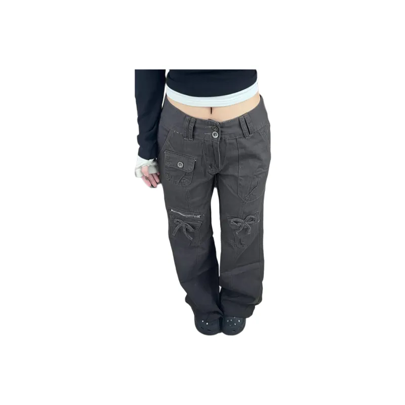 KSEK Cargo Pants Unisex Dark Gray[High Quality, American Vintage]-3