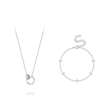 KUMET Sterling Silver Necklaces Women's