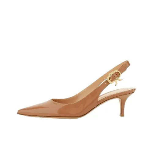 GIANVITO ROSSI Slim Heel High Heels Women's Light Umber