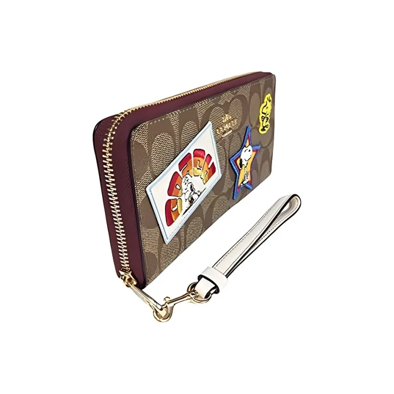 COACH Zip Around Wallets-2