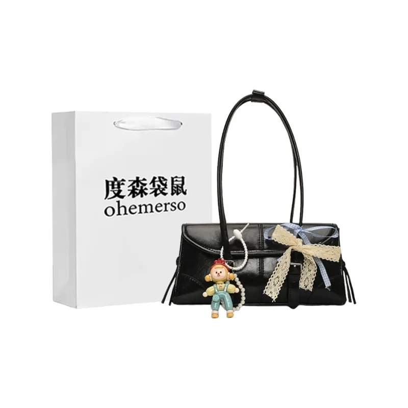 Dusen Kangaroo PU Shoulder Bag Women's Multicolor-6