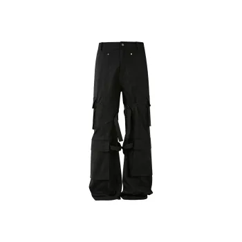 PASET Casual Pants Unisex Black