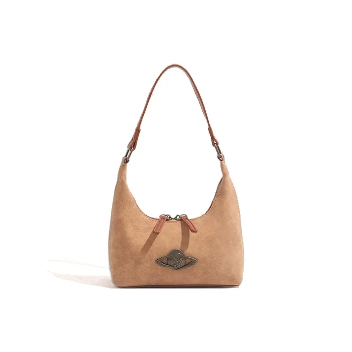 Jade En Plus Denim Shoulder Bag Regular Women's Blue/Brown-8