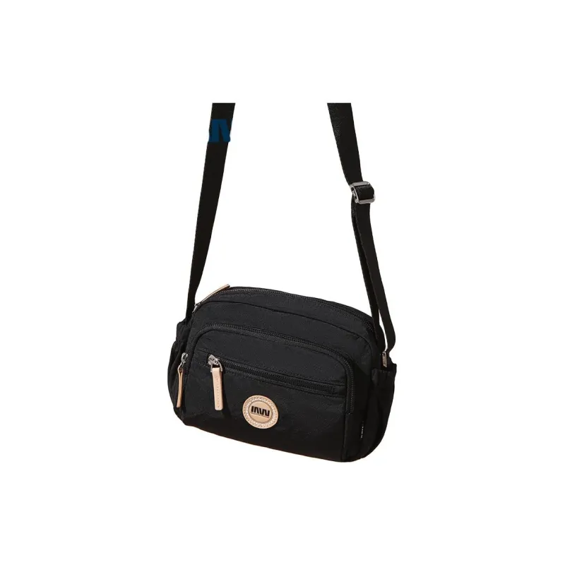 SEPTWOLVES Fabric Crossbody Bag, Shoulder Bag Trumpets Women's Black-0