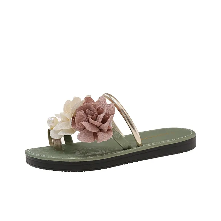 WUJI Slip Resistant Abrasion Resistant Flip Flops Women's-10