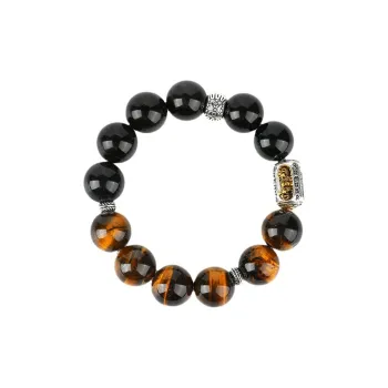 Regalrose Tiger's Eye Stone Bracelets Unisex