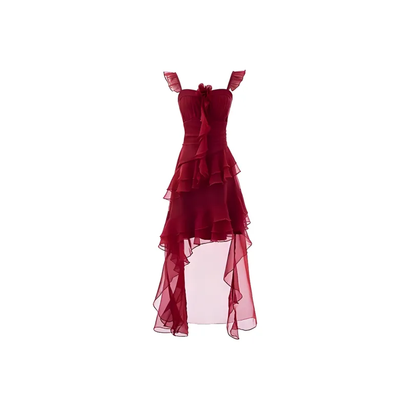 COVT Slip Dresses Women's Red-0