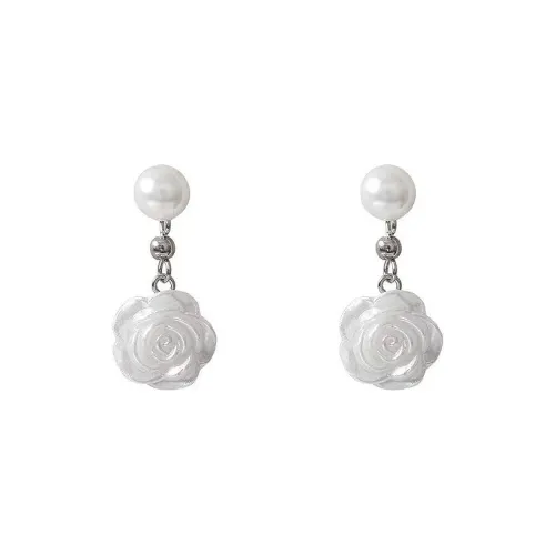 DAWO 925 Sterling Silver Stud Earrings Women's