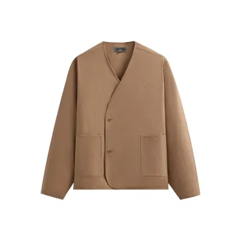 KITH SS25 Cotton Linen Reid Gi Jacket Men's Brown
