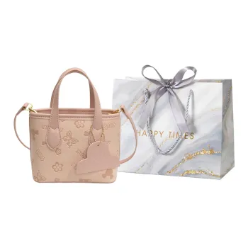 Miss Angel PU Handbag Women's Pink/White/Yellow