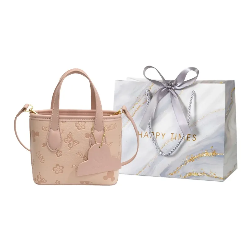 Miss Angel PU Handbag Women's Pink/White/Yellow-0