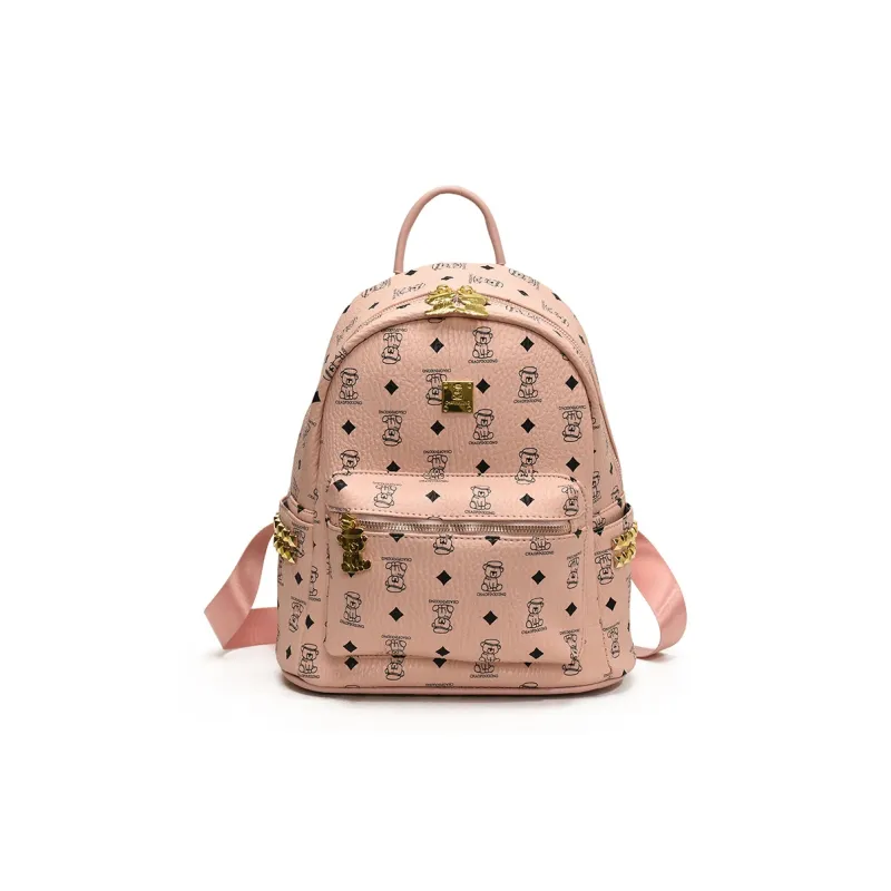 Ceion Keust PU Backpack Women's Multicolor-6