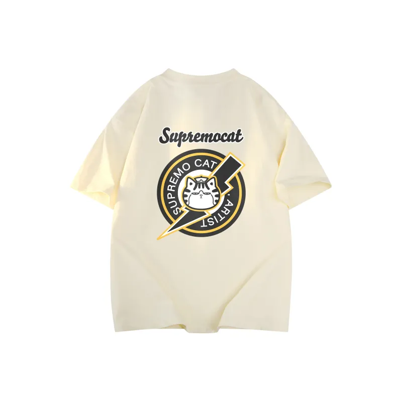 Supremo Cat T Shirts Unisex-19