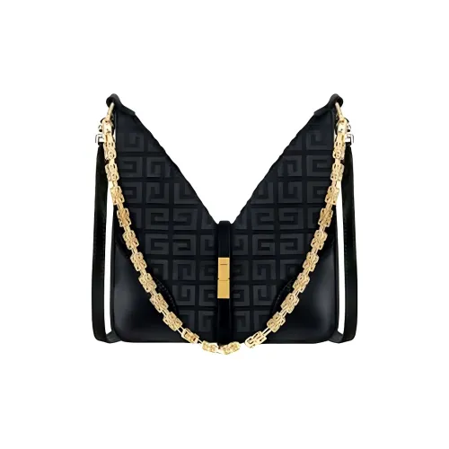 GIVENCHY Cut out Cotton Shoulder Bag, Crossbody Bag Mini Women's Black