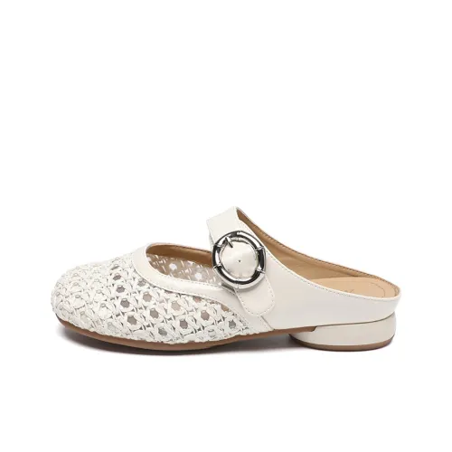 ZHR Rubber Sole Odor Resistant, Abrasion Resistant Closed Toe Slippers Women's