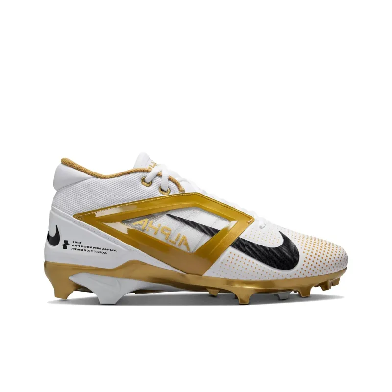 Nike Alpha Menace 4 Pro White Metallic Gold Black-1