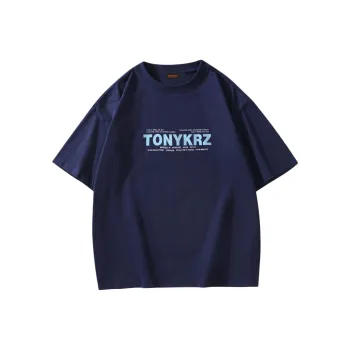 TONYKRZ T Shirts Unisex Navy Blue