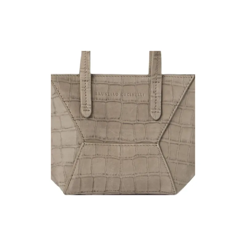 Brunello Cucinelli Mini Bc Duo Tote Bag-4