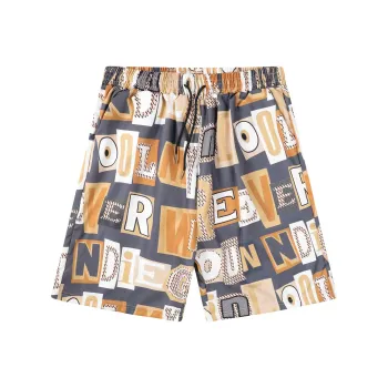 G.M BONNEY Beach Shorts Unisex Gray