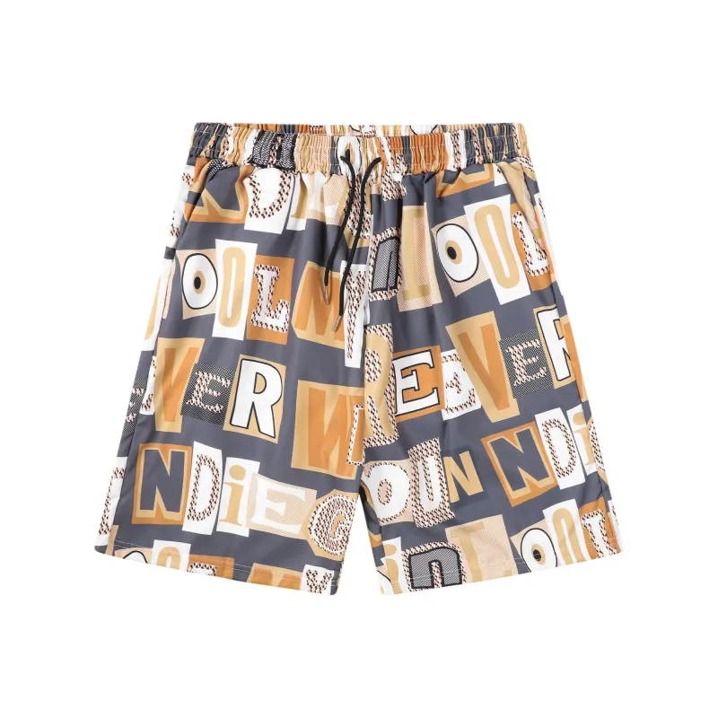 G.M BONNEY Beach Shorts Unisex Gray-0