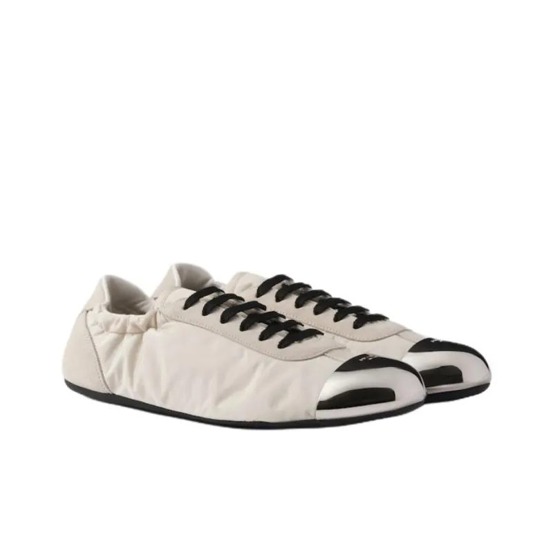 PRADA Re Nylon Low Top Casual Shoes Women's White-1
