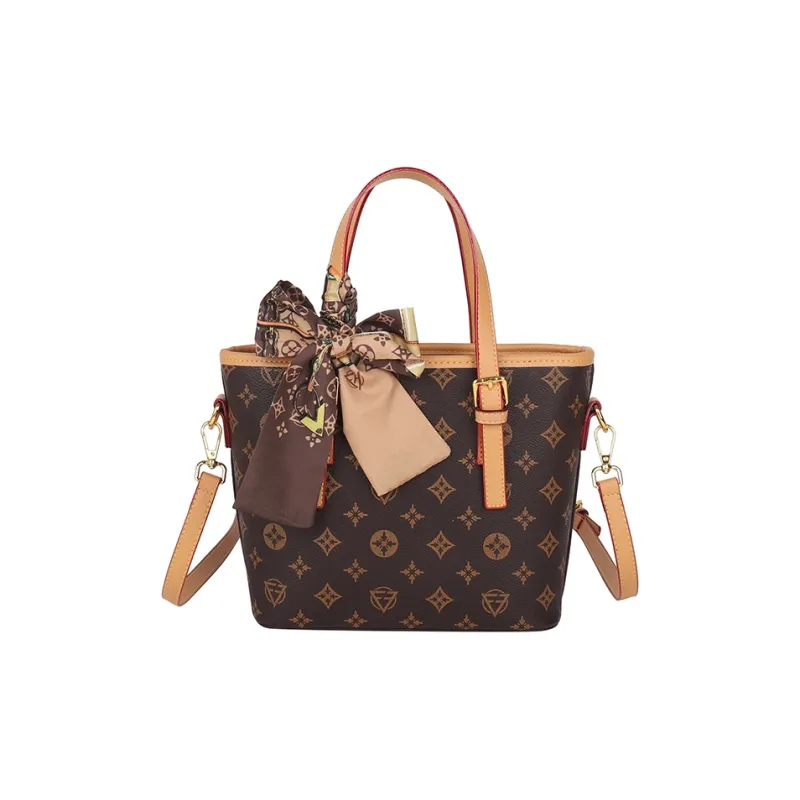 Yalu PU Tote Bag, Handbag Women's Khaki/Brown/Yellow-16