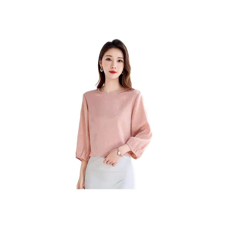 Yi Mengyuan Silk T shirt Women's-0